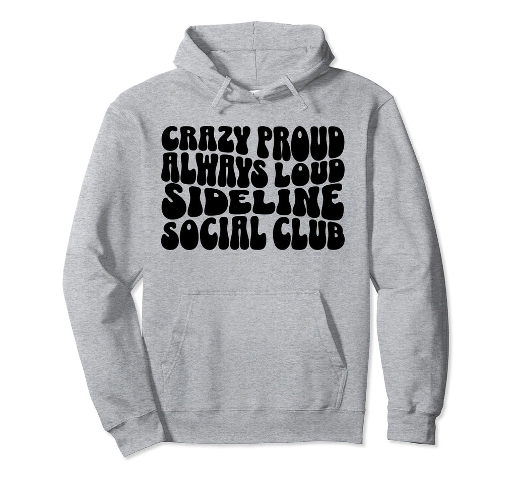 Sideline Social Club Soccer Mom Hoodie - Novelty Apparel for Adults