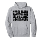 Sideline Social Club Soccer Mom Hoodie - Novelty Apparel for Adults