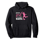 Just Who Kicks Balls Soccer Football Hoodie - Fun Novelty Design Unisex
