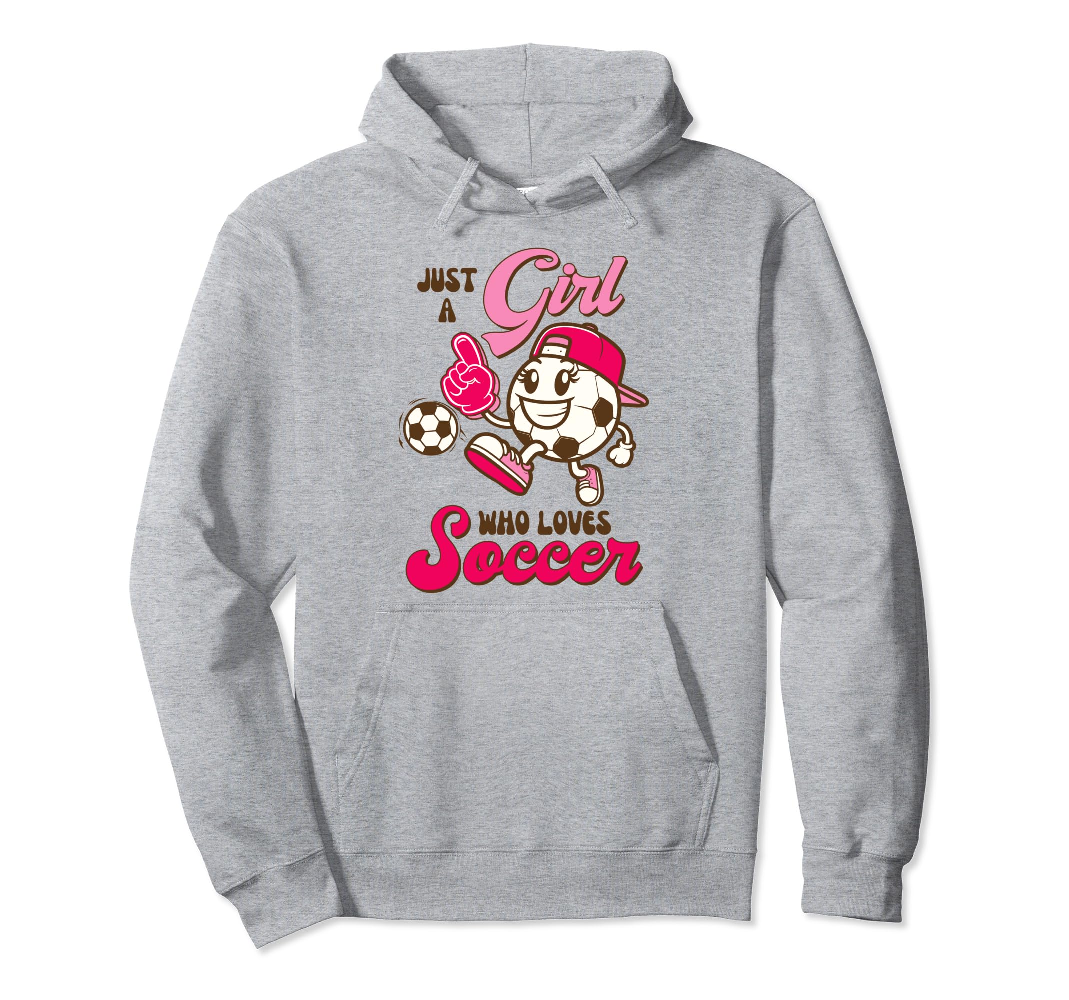 Soccer Soccer Player Game Day Just Loves Hoodie - Novelty Apparel Unisex