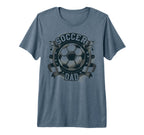 Soccer Dad Family Matching Dad Fathers T-Shirt - Aesthetic Graphic Unisex