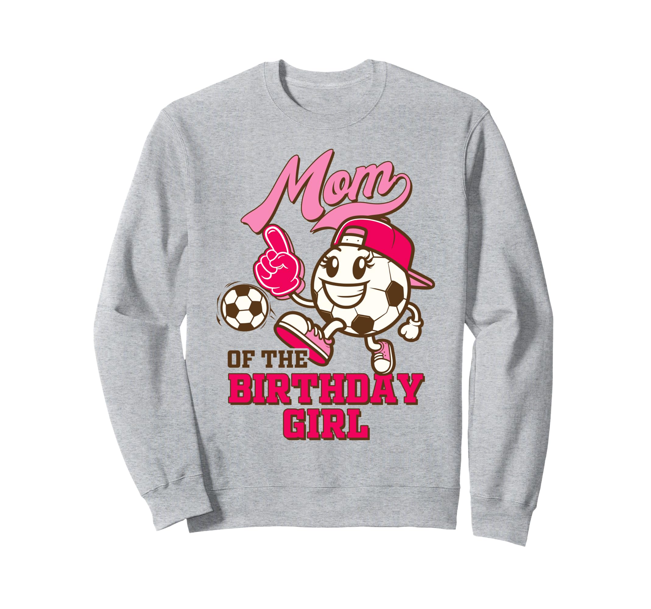 Soccer Mama Birthday Party Sweatshirt - Casual Everyday Wear for Adults