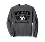 Soccer Granddaughter Matching Sweatshirt - Unique Graphic for Adults