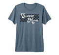 Soccer Mom Soccer Mama Checkered Mothers T-Shirt - Trendy Graphic Unisex