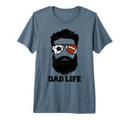 Mens Soccer Football Dad Messy Hair T-Shirt - Aesthetic Graphic Unisex
