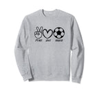 Peace Sign Hippe Symbol Peace Sweatshirt - Casual Everyday Wear Unisex