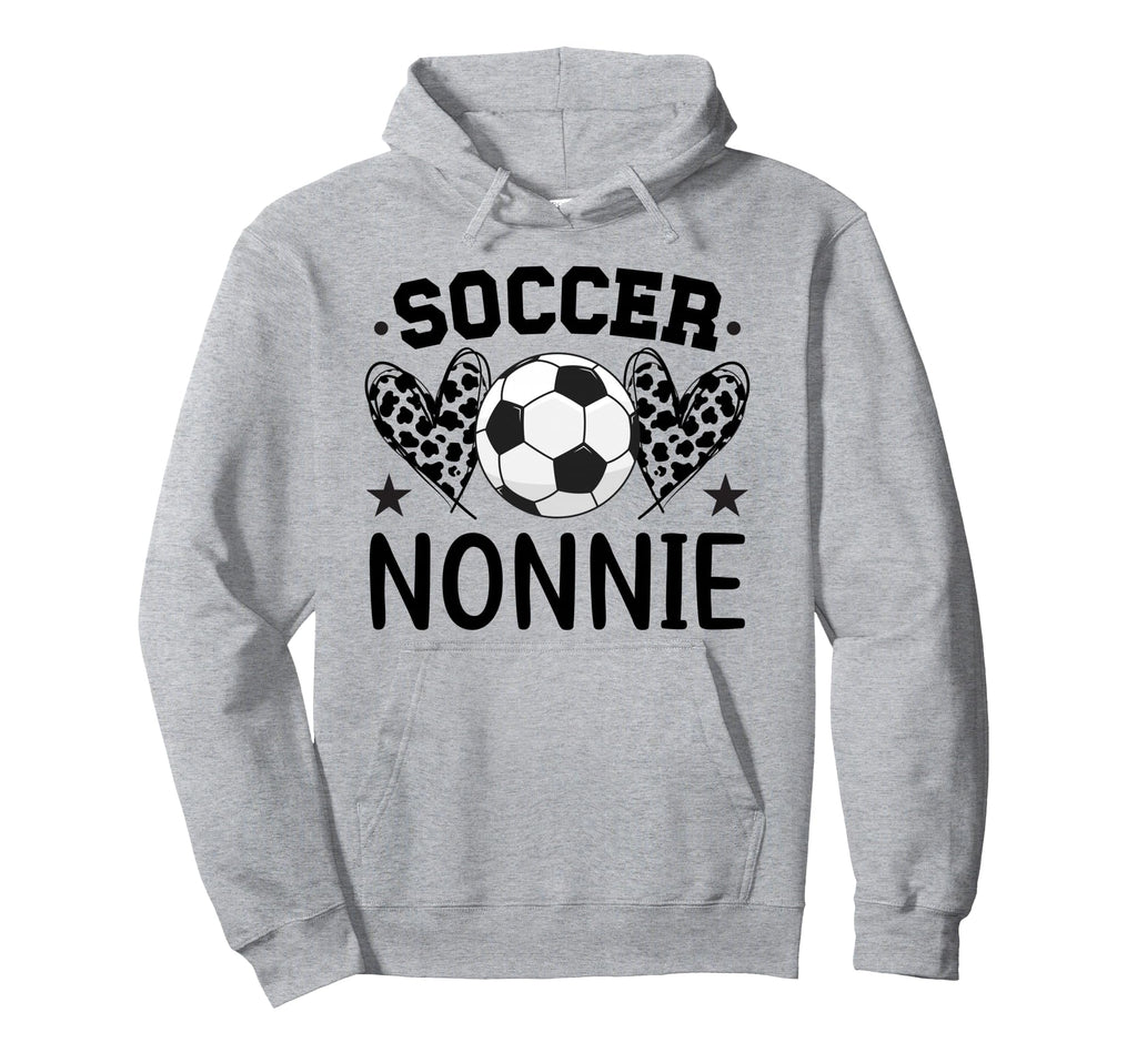 Soccer Nonnie Hearts Nonnie Soccer Hoodie - Aesthetic Graphic Unisex