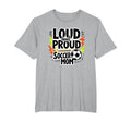 Loud And Proud Soccer Mom Mens Sweatshirt - Custom Art Print for Adults