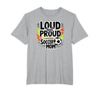 Loud And Proud Soccer Mom Mens Sweatshirt - Custom Art Print for Adults