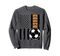 Usa Flag Soccer Coach Funny Soccer Sweatshirt - Streetwear Style Men Women