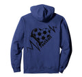 Love Football Heartbeat Soccer Pulse Hoodie - Novelty Apparel Men Women