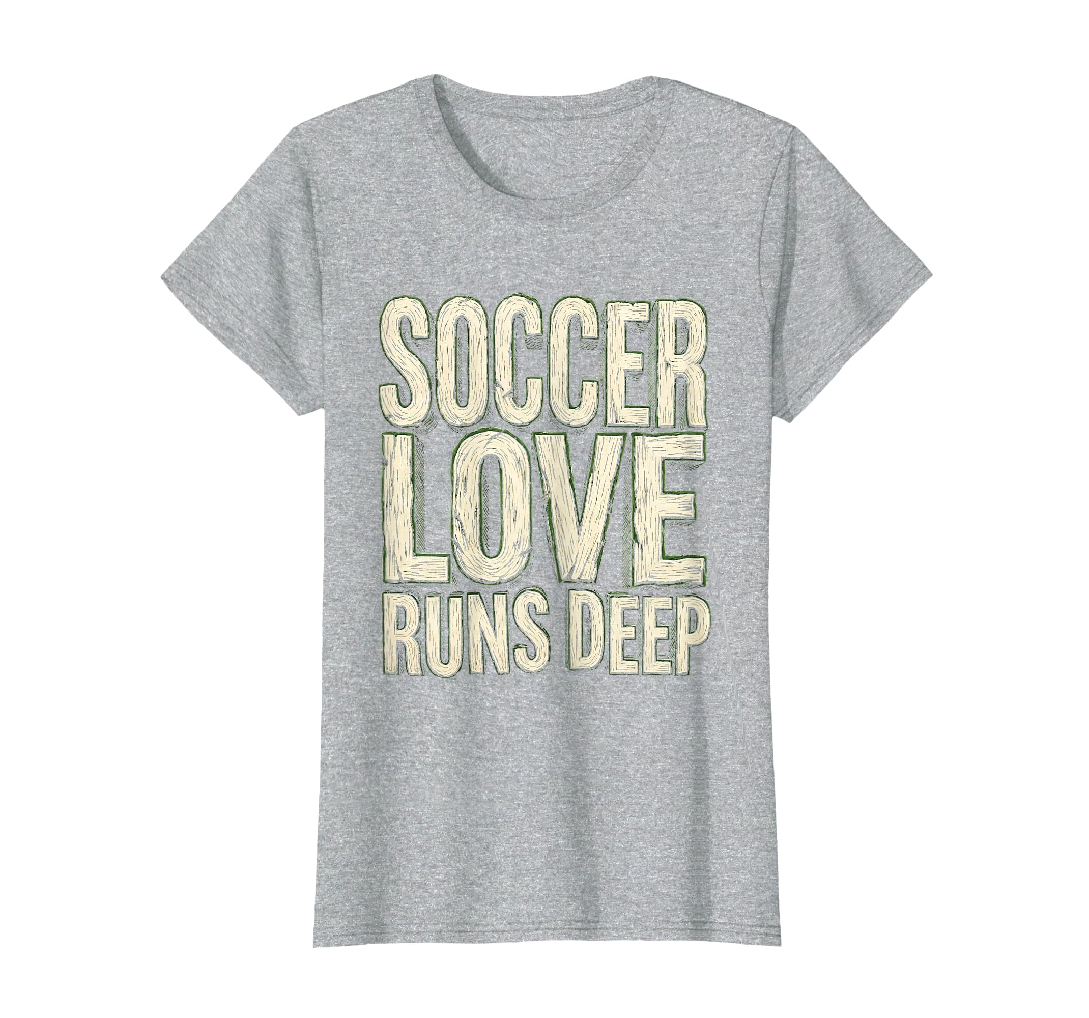 Soccer Love Runs Deep Passionate Fan T-Shirt - Streetwear Style Unisex