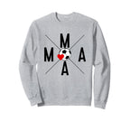 Soccer Mom Sports Gameday Mama Sweatshirt - Trendy Graphic Men Women