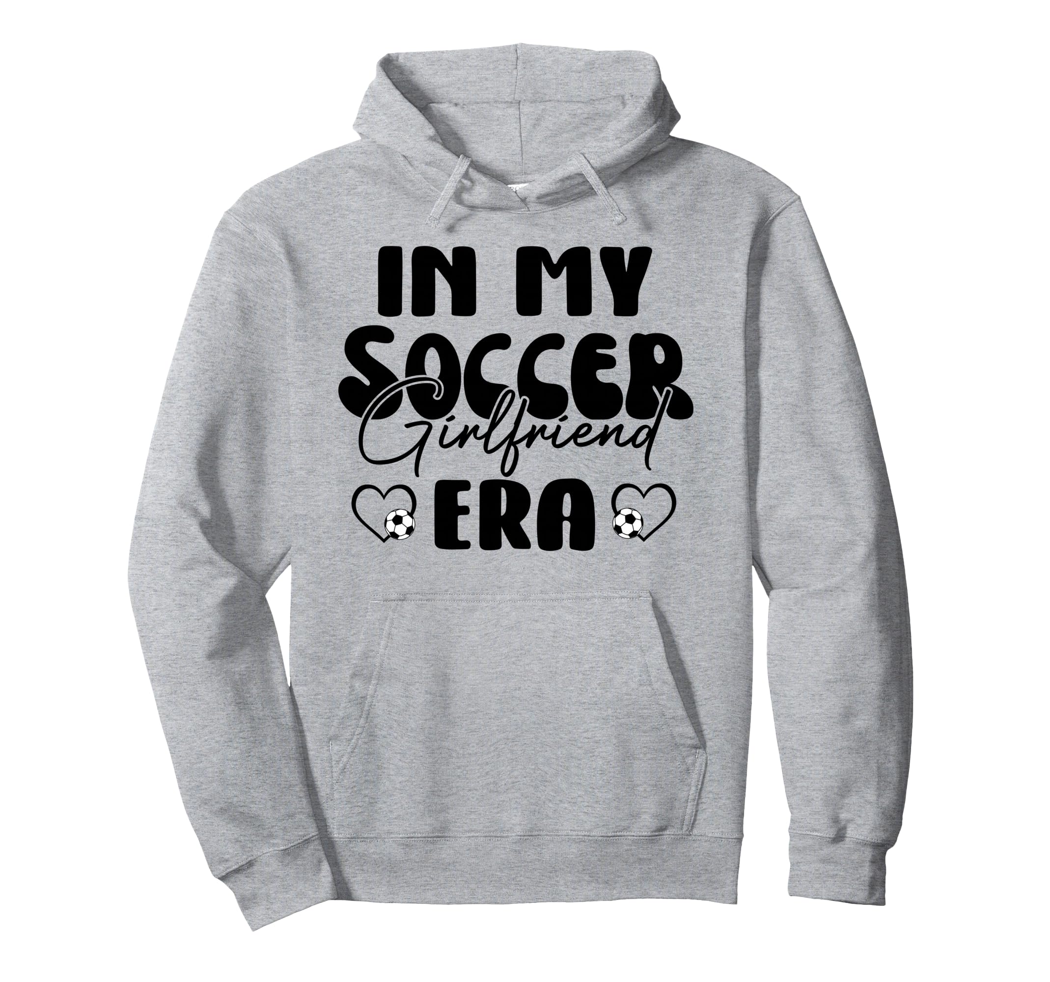 Proud Soccer Girlfriend My Soccer Hoodie - Minimalist Print Unisex