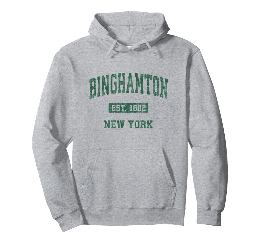 Binghamton New York Ny Athletic Sports Hoodie - Trendy Graphic for Adults