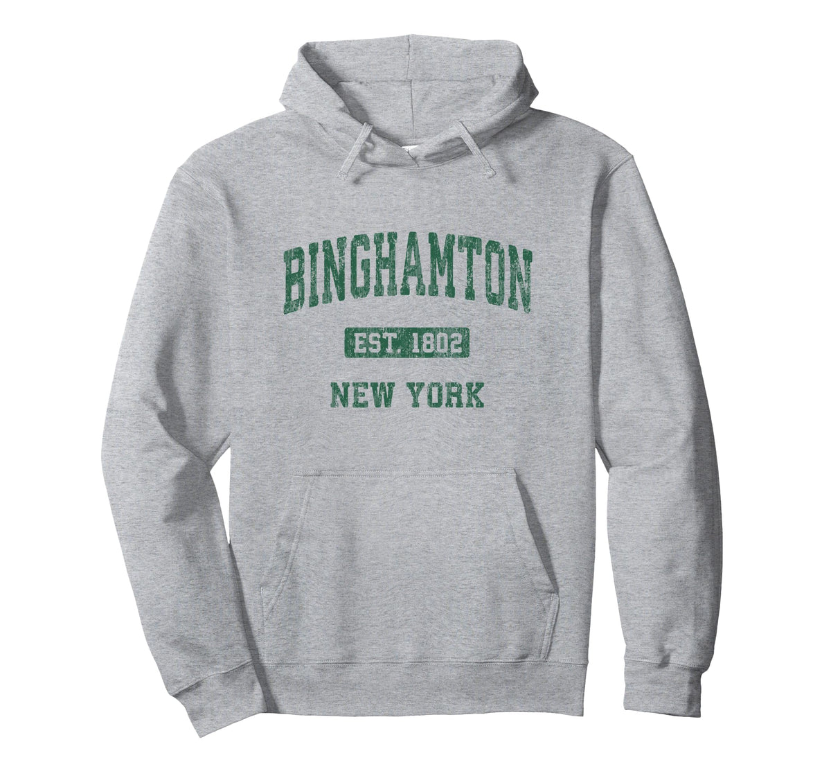 Binghamton New York Ny Athletic Sports Hoodie - Trendy Graphic for Adults