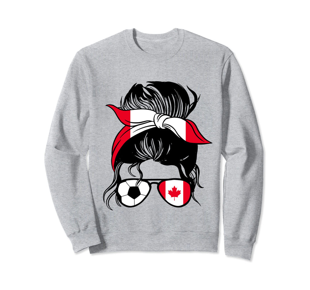 Canada Mothers Day Soccer Mom Sweatshirt - Streetwear Style Men Women
