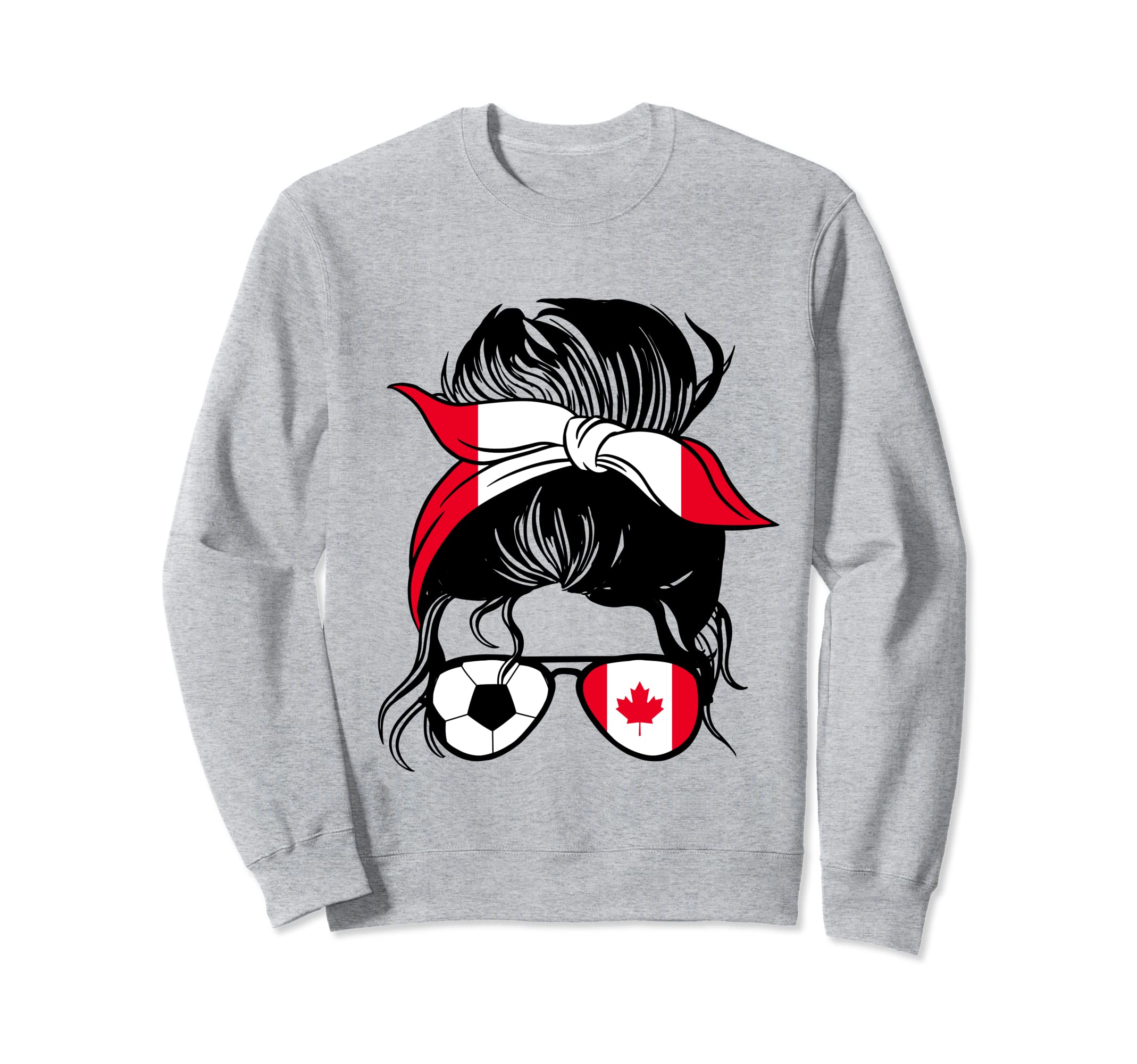Canada Mothers Day Soccer Mom Sweatshirt - Streetwear Style Men Women