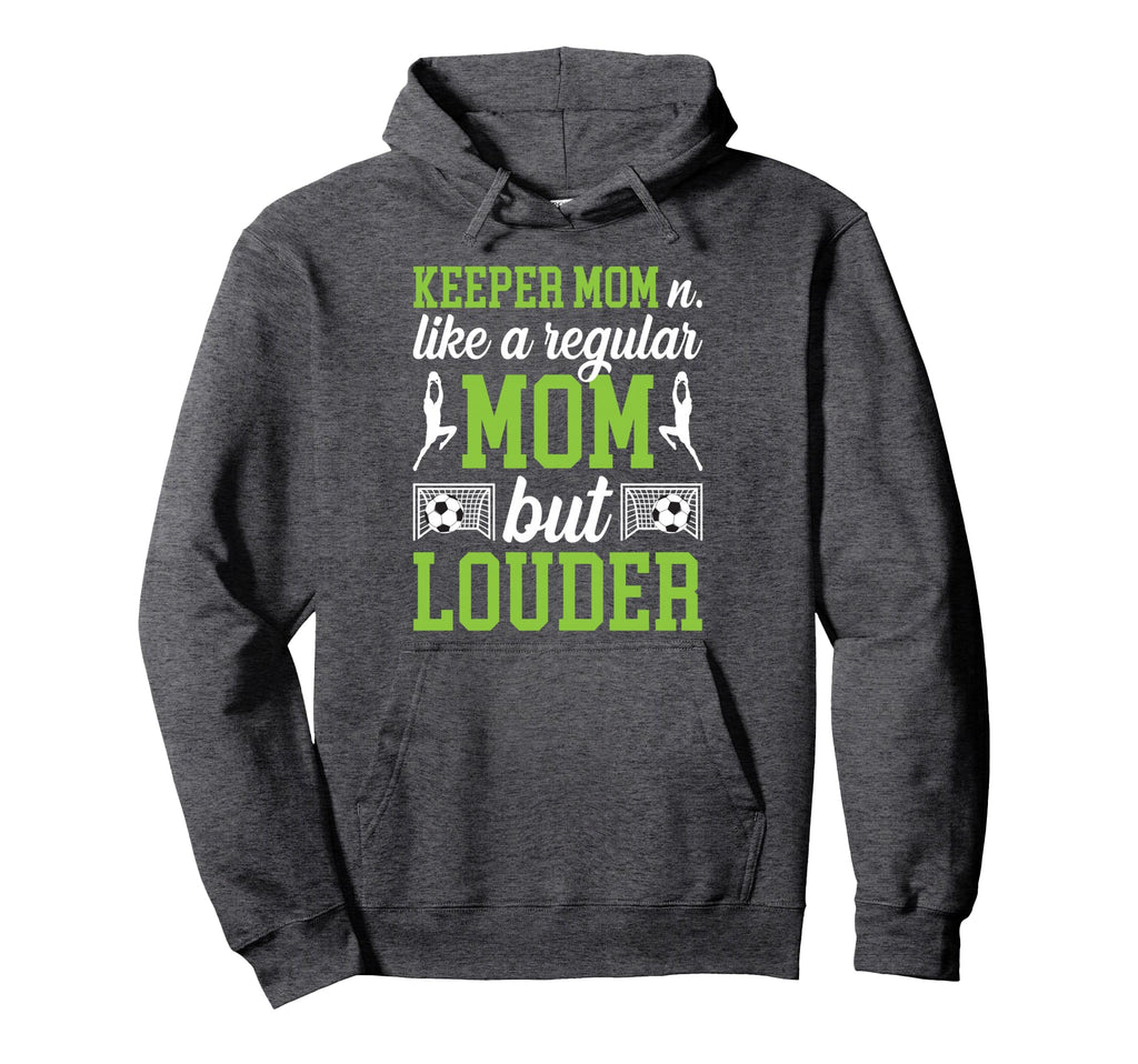 Soccer Keeper Mom Definition Mom Hoodie - Minimalist Print for Adults