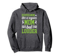Soccer Keeper Mom Definition Mom Hoodie - Minimalist Print for Adults