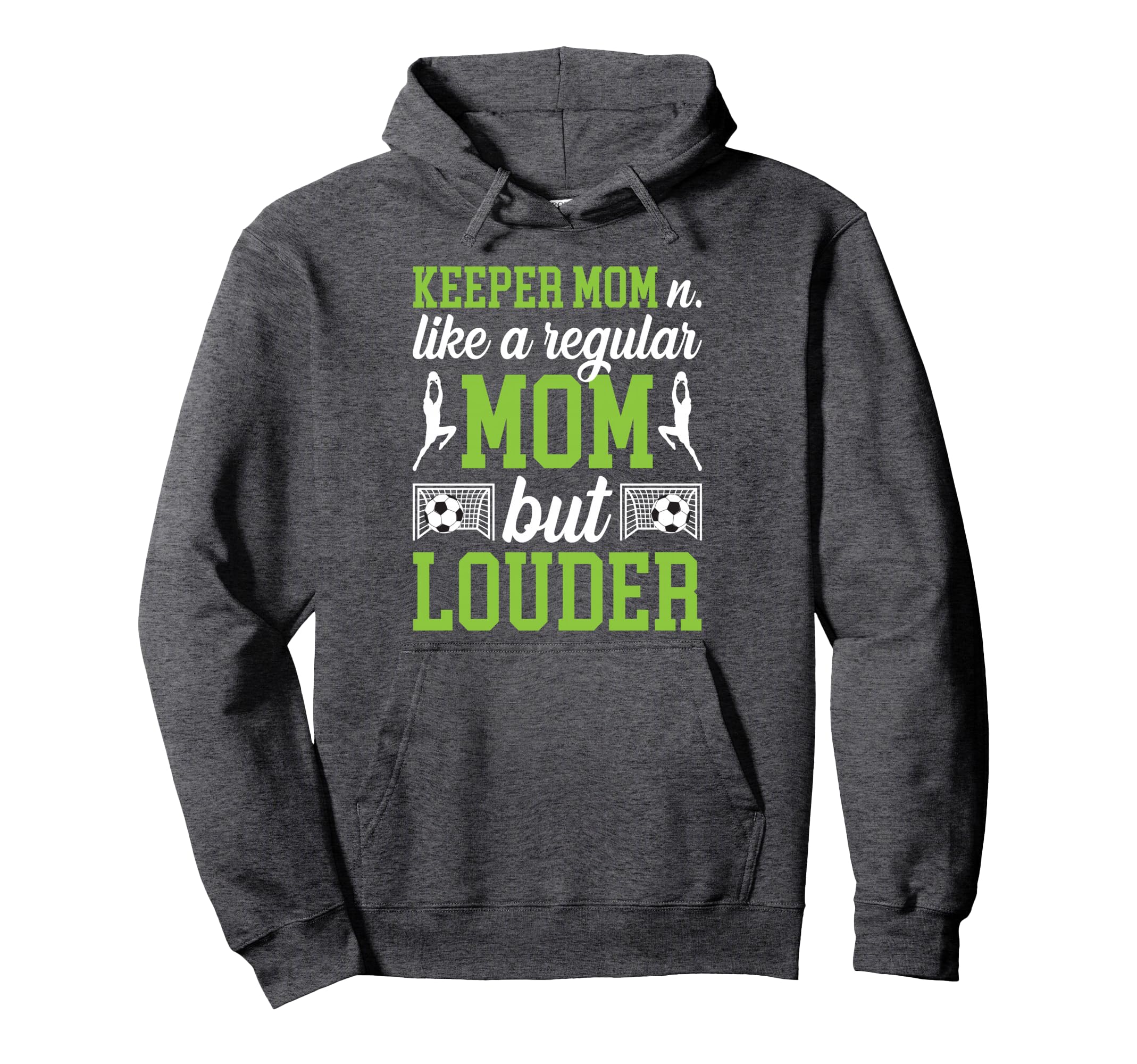Soccer Keeper Mom Definition Mom Hoodie - Minimalist Print for Adults