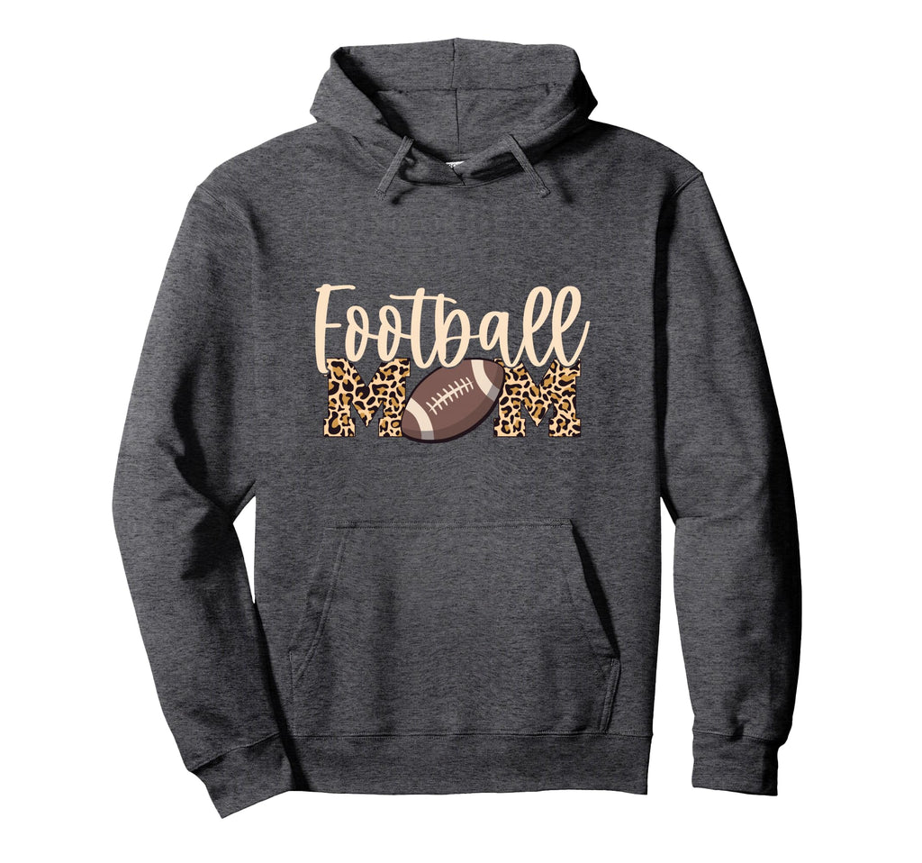 Football Mom Leopard Hoodie - Streetwear Style Unisex