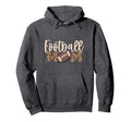 Football Mom Leopard Hoodie - Streetwear Style Unisex