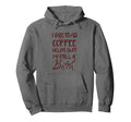Funny Coffee Helps Sarcastic Hoodie - Fun Novelty Design for Adults