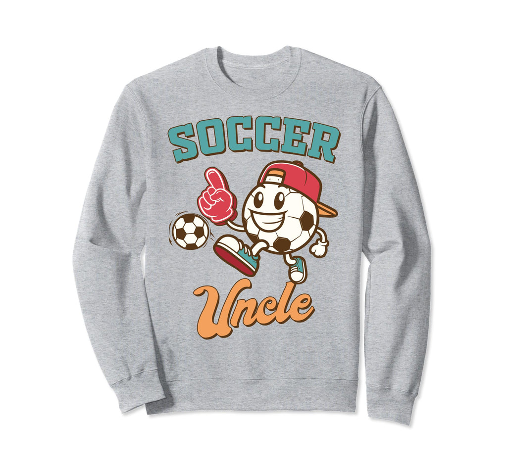 Soccer Uncle Game Day Family Supporter Sweatshirt - Unique Graphic Unisex
