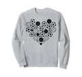 Soccer Heart Soccer Player Sweatshirt - Aesthetic Graphic for Adults