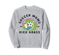 Soccer Moms Kick Grass Mothers Sweatshirt - Custom Art Print for Adults