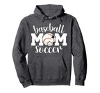Soccer Baseball Mom Ballers Baseball Hoodie - Trendy Graphic Men Women