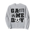 Soccer Game Day Coquette Bow Funny Sweatshirt - Novelty Apparel Unisex