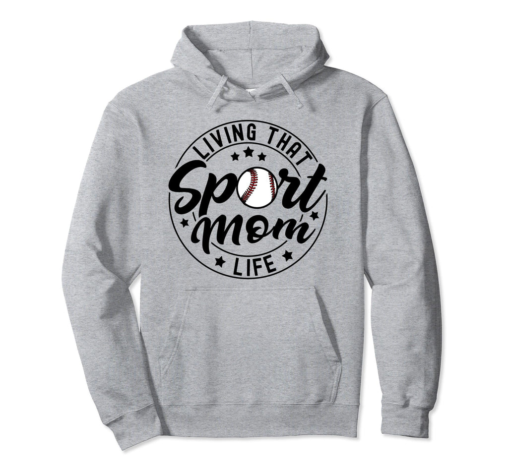 Living That Sport Mom Life Soccer Lover Hoodie - Unique Graphic for Adults