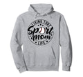 Living That Sport Mom Life Soccer Lover Hoodie - Unique Graphic for Adults