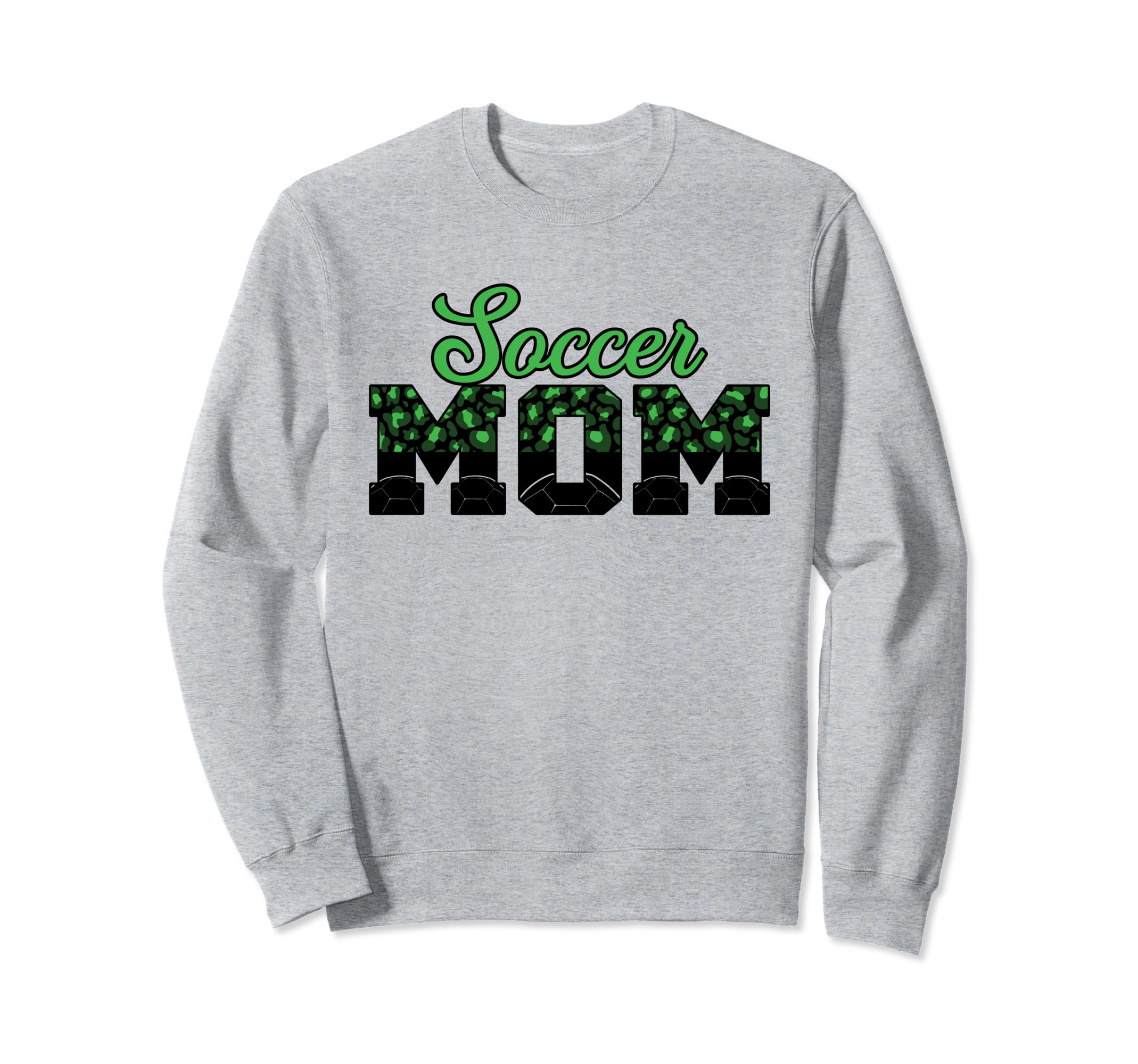 Soccer Mom Leopard Sweatshirt - Aesthetic Graphic Men Women