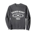 Sacred Heart Trees Soccer Sweatshirt - Casual Everyday Wear for Adults