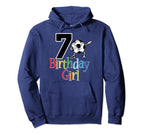 7Th Birthday Soccer Dabbing Ball Hoodie - Custom Art Print Men Women