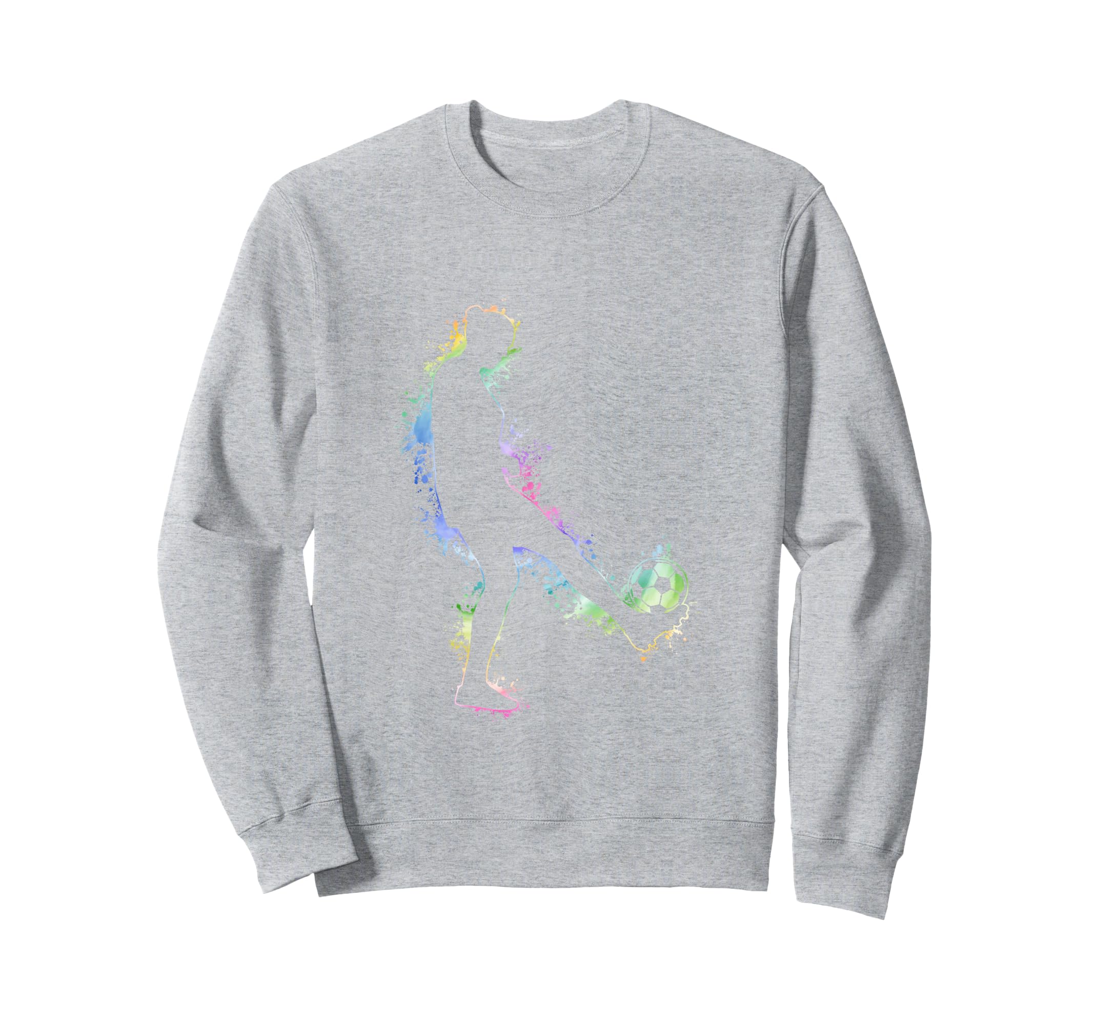 Soccer Silhouette Sweatshirt - Casual Everyday Wear for Adults