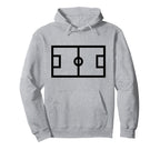 Soccer Field Costume Hoodie - Novelty Apparel Men Women