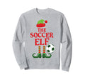 Soccer Elf Family Group Matching Party Sweatshirt - Graphic Print Unisex