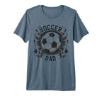 Soccer Dad Family Matching Dad Fathers T-Shirt - Graphic Print Men Women