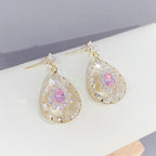 Transparent Drop Earrings Exaggerated And Refreshing Personality