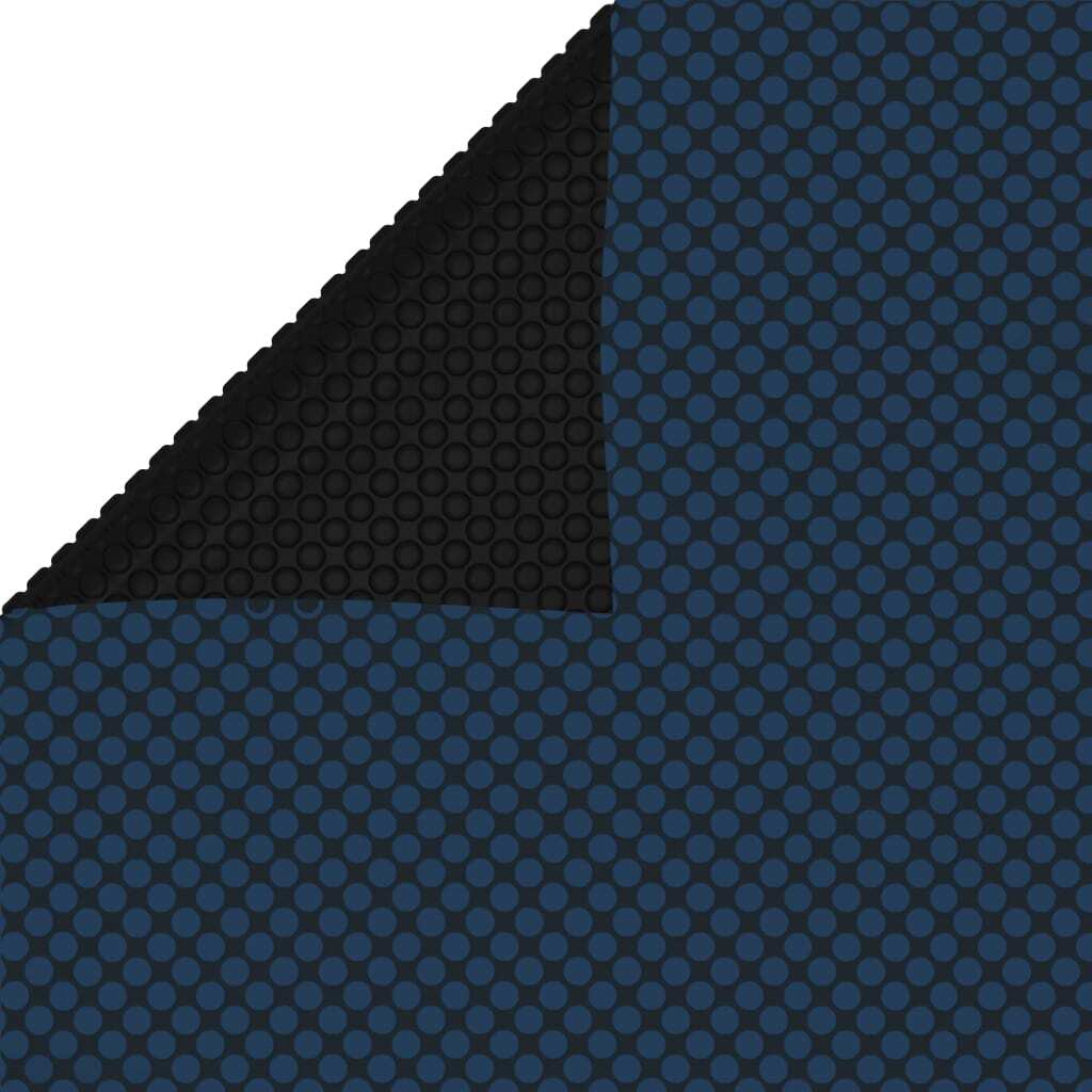 Floating PE Solar Pool Film 288.2"x144.1" Black and Blue