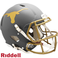 Texas Longhorns Helmet Riddell Authentic Full Size Speed Style Slate Alternate