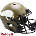 Minnesota Vikings Helmet Riddell Replica Full Size Speed Style Salute To Service 2022