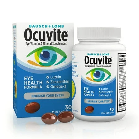 Ocuvite Eye Health Formula Vitamin & Mineral Softgel Supplement, 30 Ct