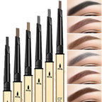 Dual-Ended Waterproof Eyebrow Pencil – Precise, Long-Lasting & Smudge-Proof Brow Makeup