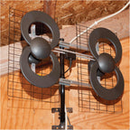 Antennas Direct C4-CJM ClearStream 4 Quad-Loop UHF Outdoor Antenna with 20" Mount