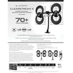 Antennas Direct C4-V-CJM ClearStream 4V Extreme Range Indoor/Outdoor HDTV Antenna